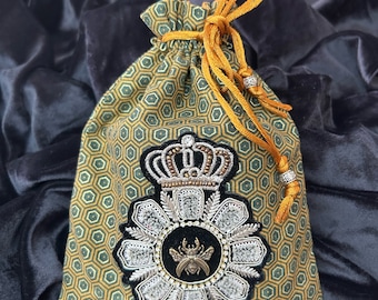 Queen Bee Tarot Card Bag/Tarot Pouch/drawsting bag