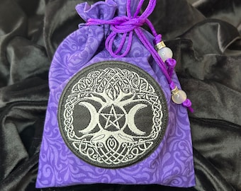 Wiccan/Tree of life Tarot Card Bag/Tarot Pouch/drawstring bag