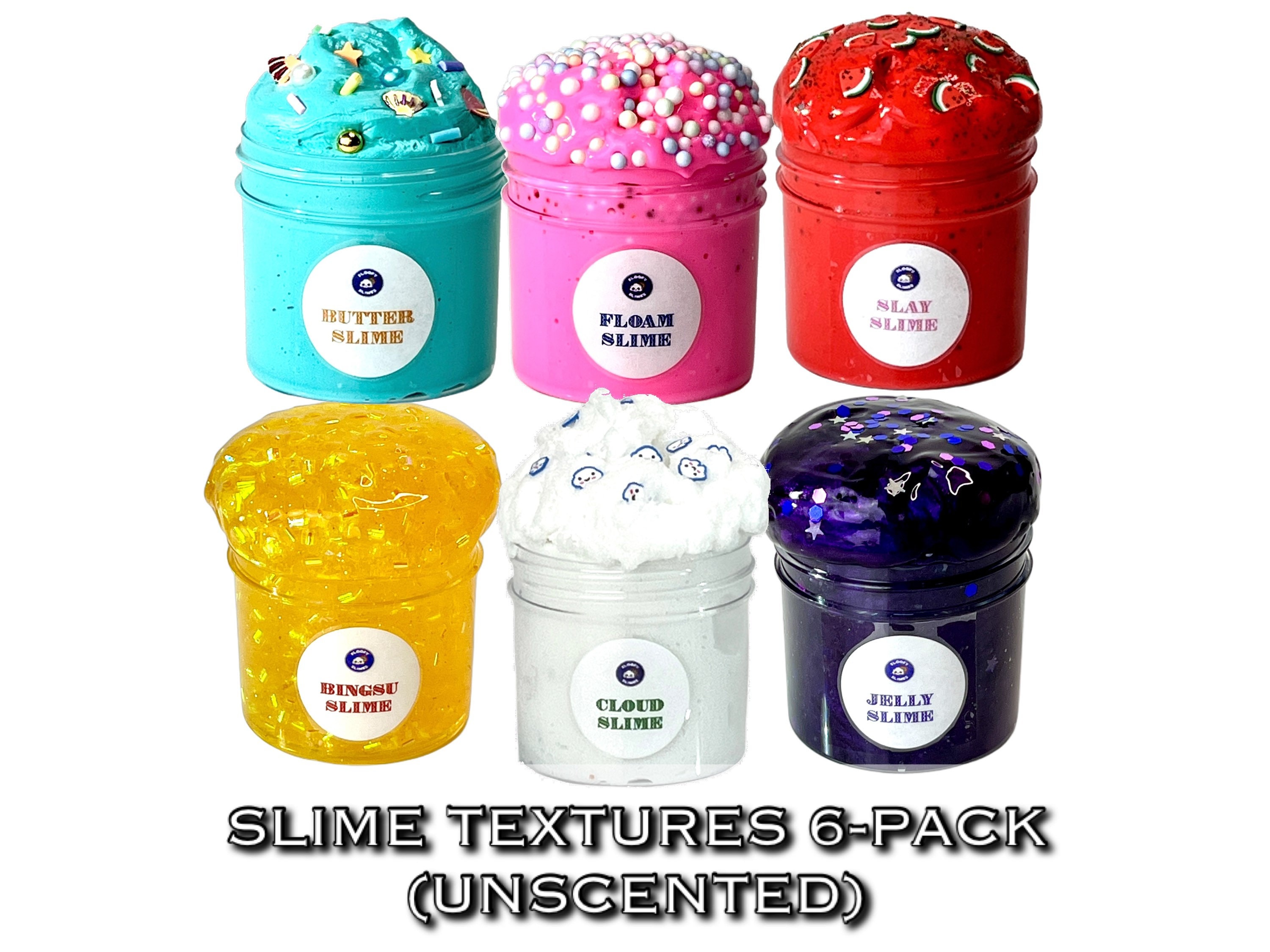 6 Colors Slime Kit Butter Slime Cloud Slime Diy Unmixed Snow - Temu