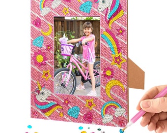 Diamond Art DIY Photo Frame (unicorno) (1pc)