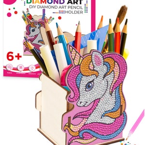 Diamond Art Unicorns and Rainbow Magnets 