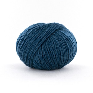 May include: A ball of dark blue yarn.