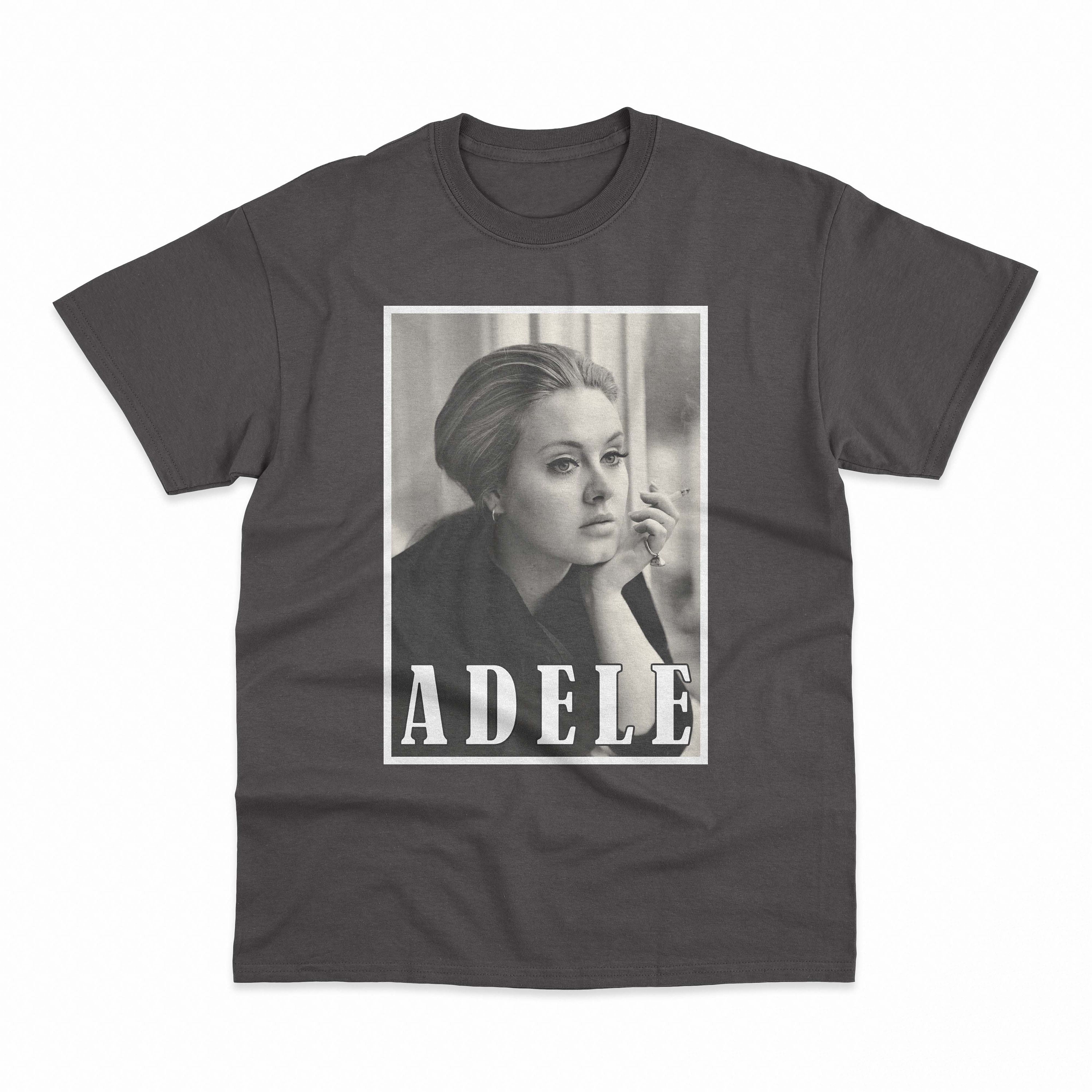 Adele Smoking Shirt Style T-shirt Tee Tshirt