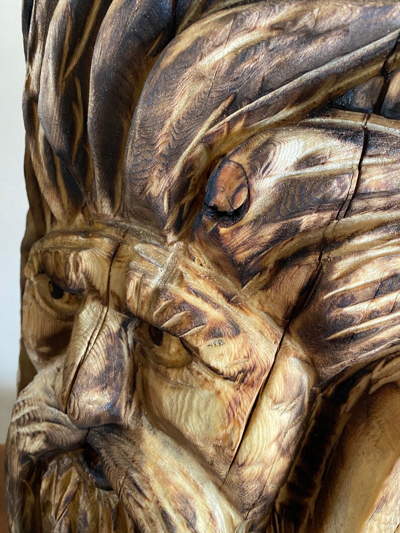 Wood Spirit Home Decor Wood Chainsaw Carving