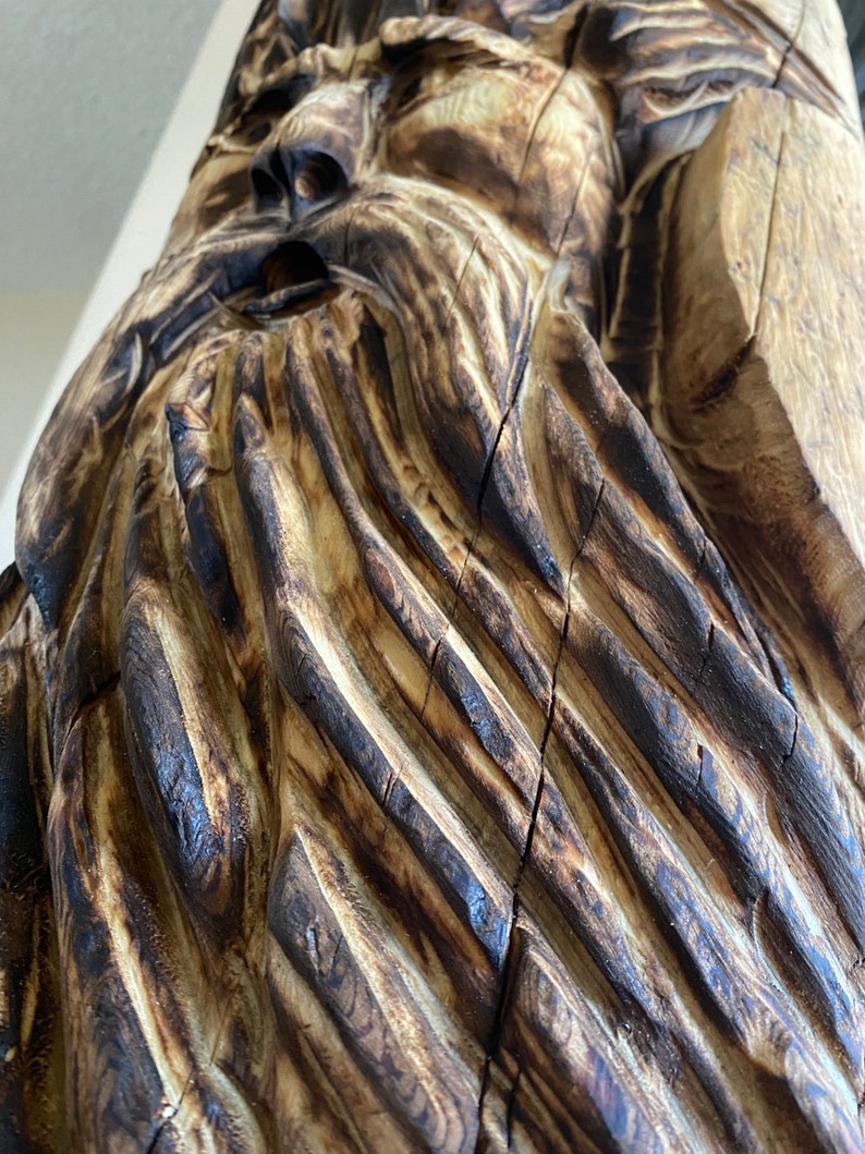 Wood Spirit Home Decor Wood Chainsaw Carving