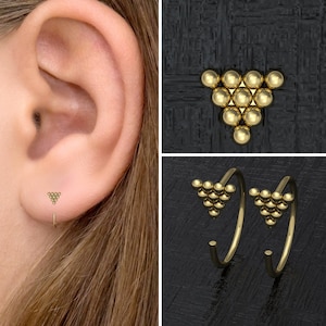 Small Hoop Earrings, Open Hoop Huggie Earrings Surgical Steel, Sleeper Hoop Earrings, Tiny Ear Jackets Earrings, Ear Hugger Hoops