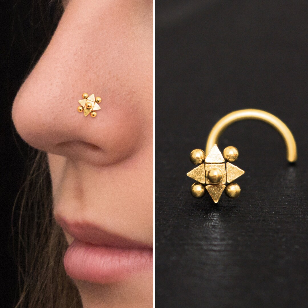 Surgical Steel Nose Stud Screw, Nose Ring, Nose Screw, Nose Pin, Nose