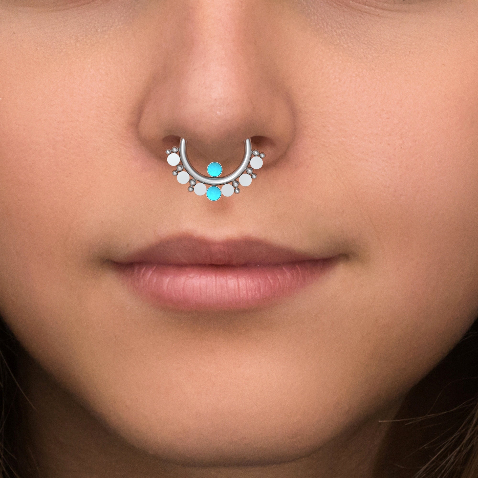 Turquoise 2024 daith jewelry