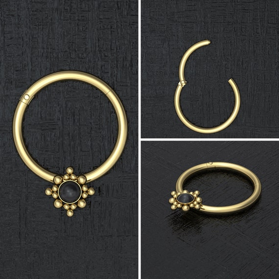 Piercing Per Capezzolo Con Zirconi Cubici E Croce - Nipple Clicker - Foto 9