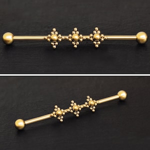 Industrial Barbell Surgical Steel, Scaffold Earring, Industrial Jewelry 14g, Straight Barbell Jewelry, Industrial Piercing