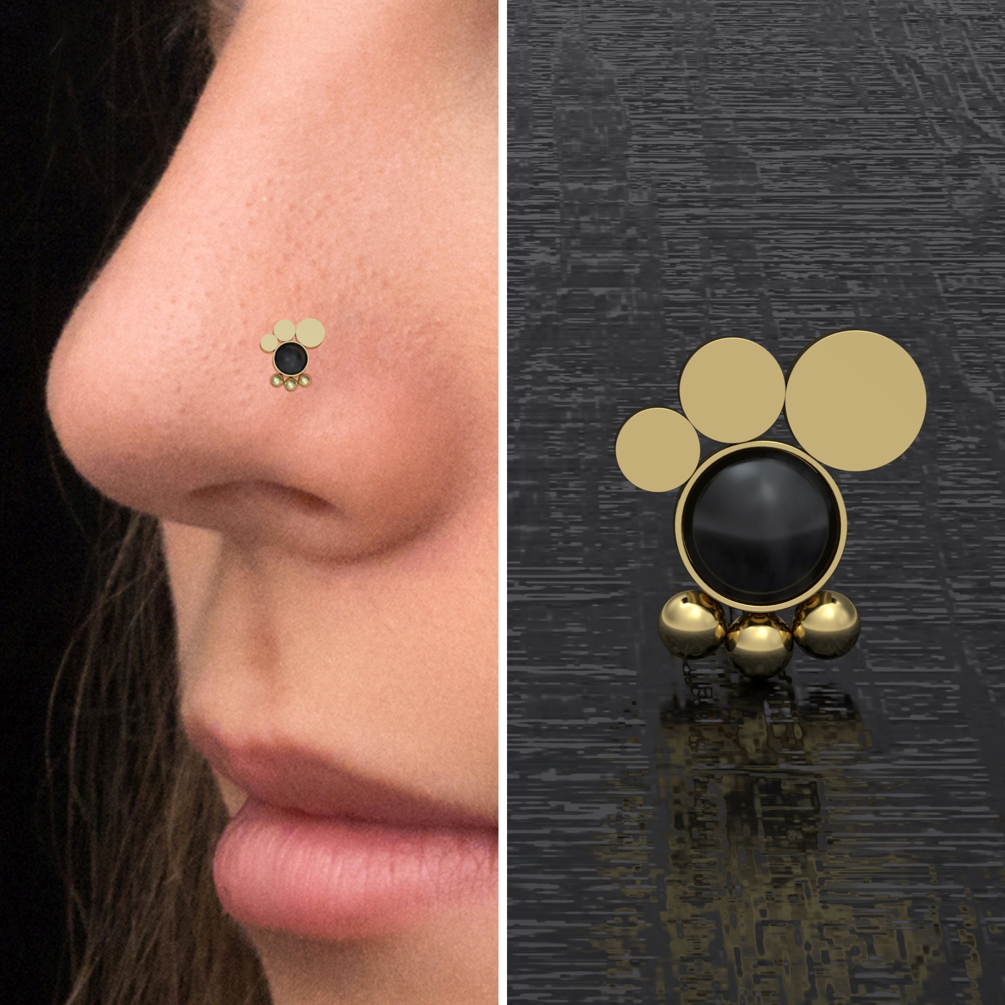 Labradorite Nose Etsy