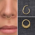 Septum Clicker Hoop Surgical Steel, Daith Clicker Earring, Septum Ring, Daith Piercing, Septum Jewelry, Septum Hoop, Daith Earring product logo