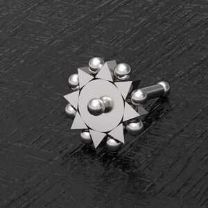 Clou de nez en acier chirurgical, Anneau de nez, Vis de nez, Épingle de nez, Clou d&#39;os du nez, Piercing de narine, Bijoux de nez 22 g 20 g 18 g 16 g