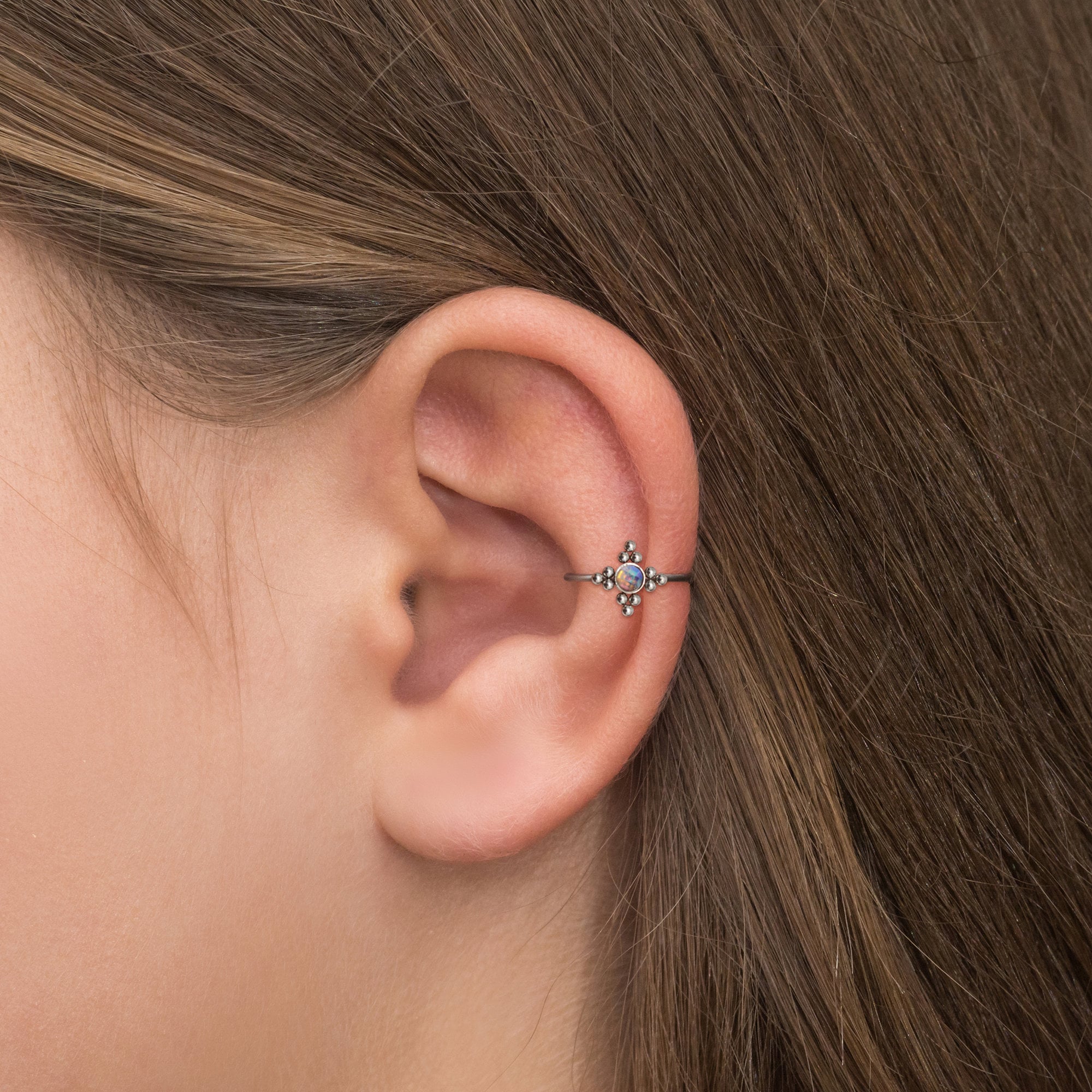 Kann Man Normale Ohrringe Als Helix Benutzen Forward Helix Ohrring Titan CZ Tragus Ohrring 18g 16g - Etsy.de