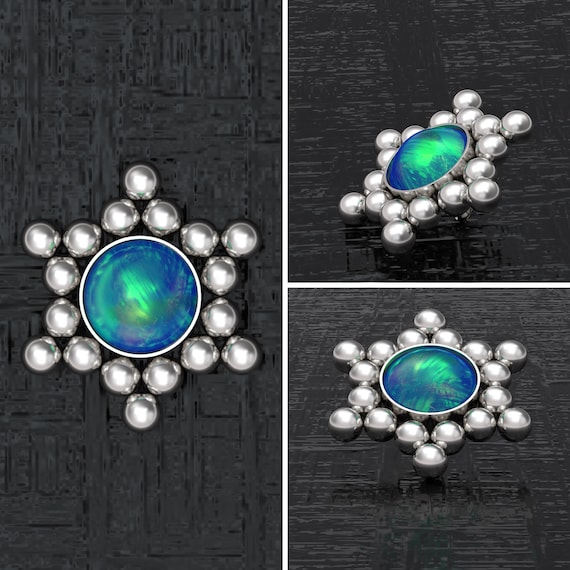 Dermal piercing earrings new arrivals
