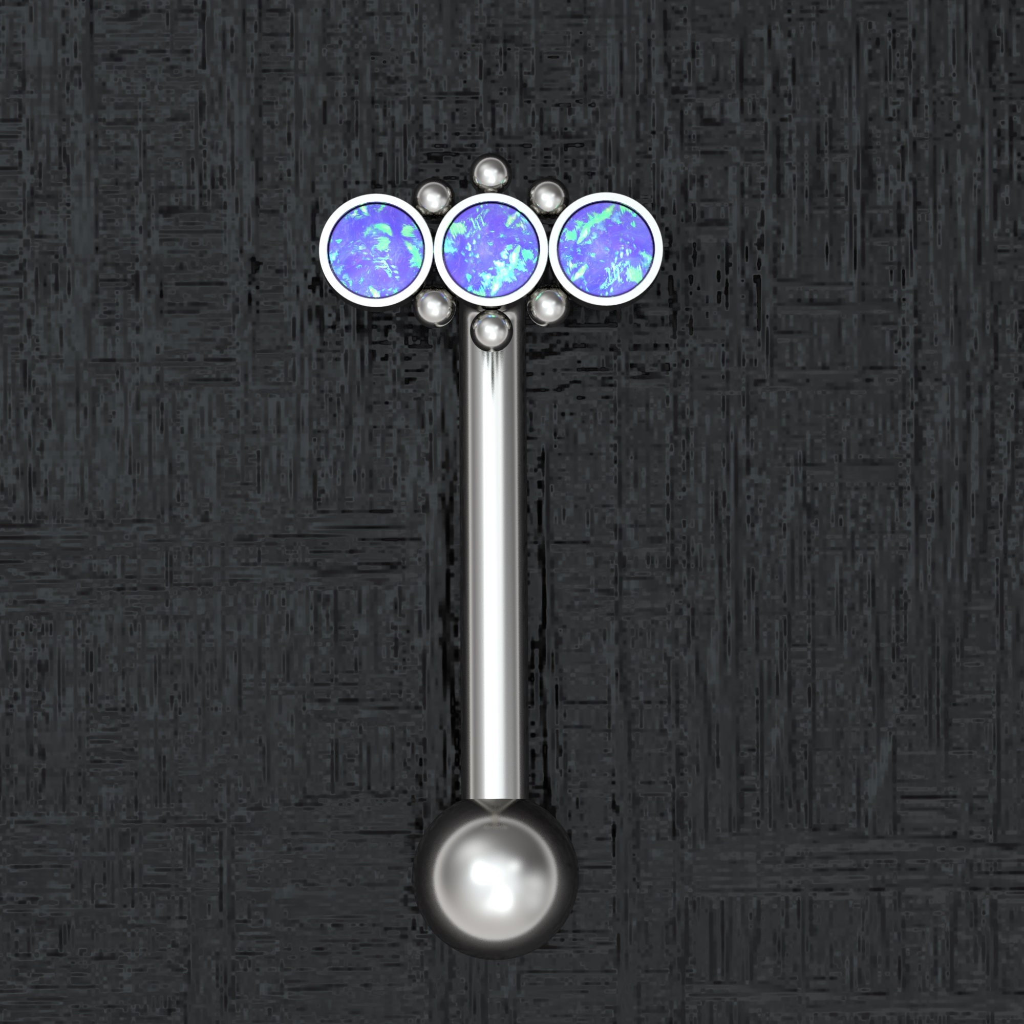 Titanium VCH Piercing Jewelry Opal Clitoral Piercing VCH Etsy