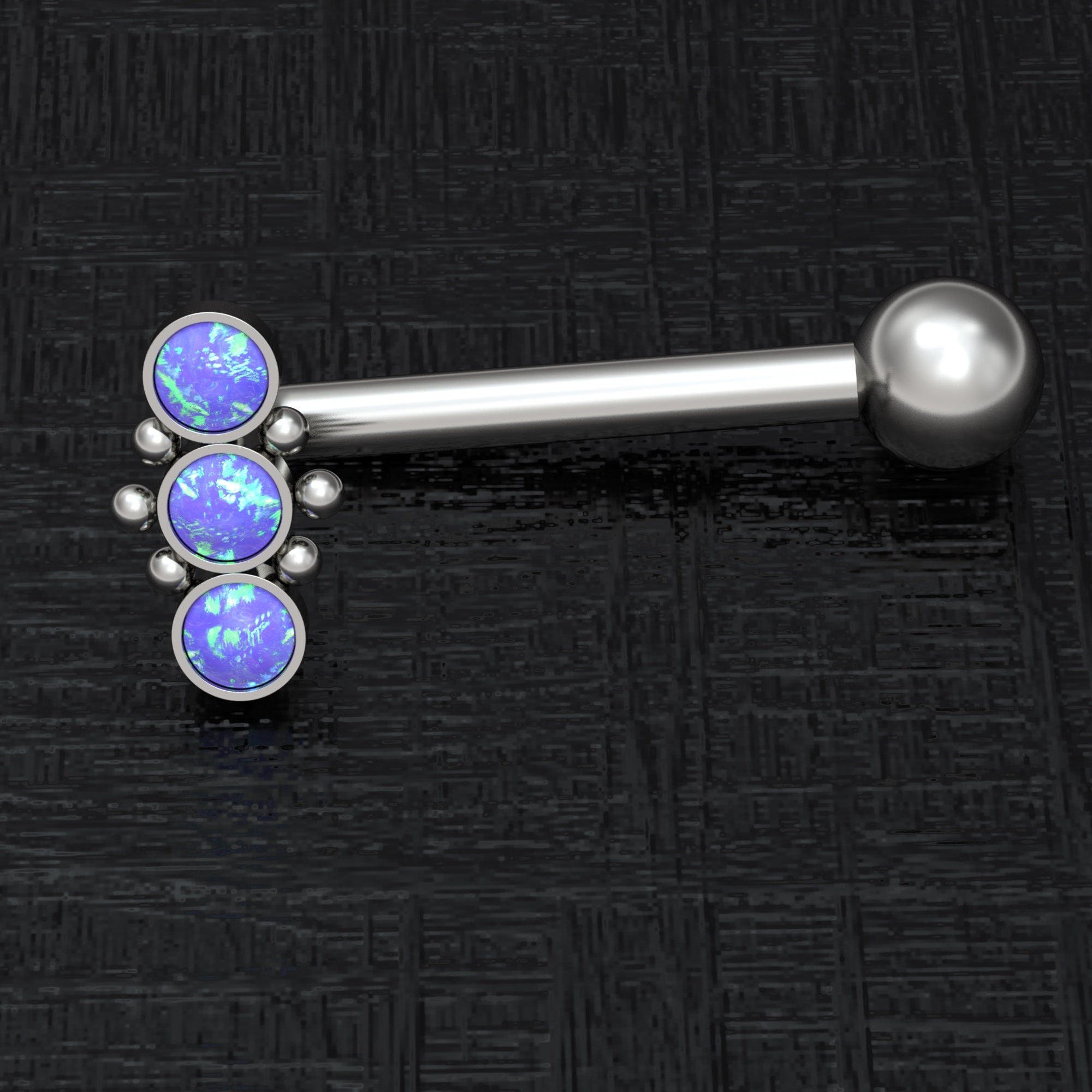 Titanium VCH Piercing Jewelry Opal Clitoral Piercing VCH Etsy