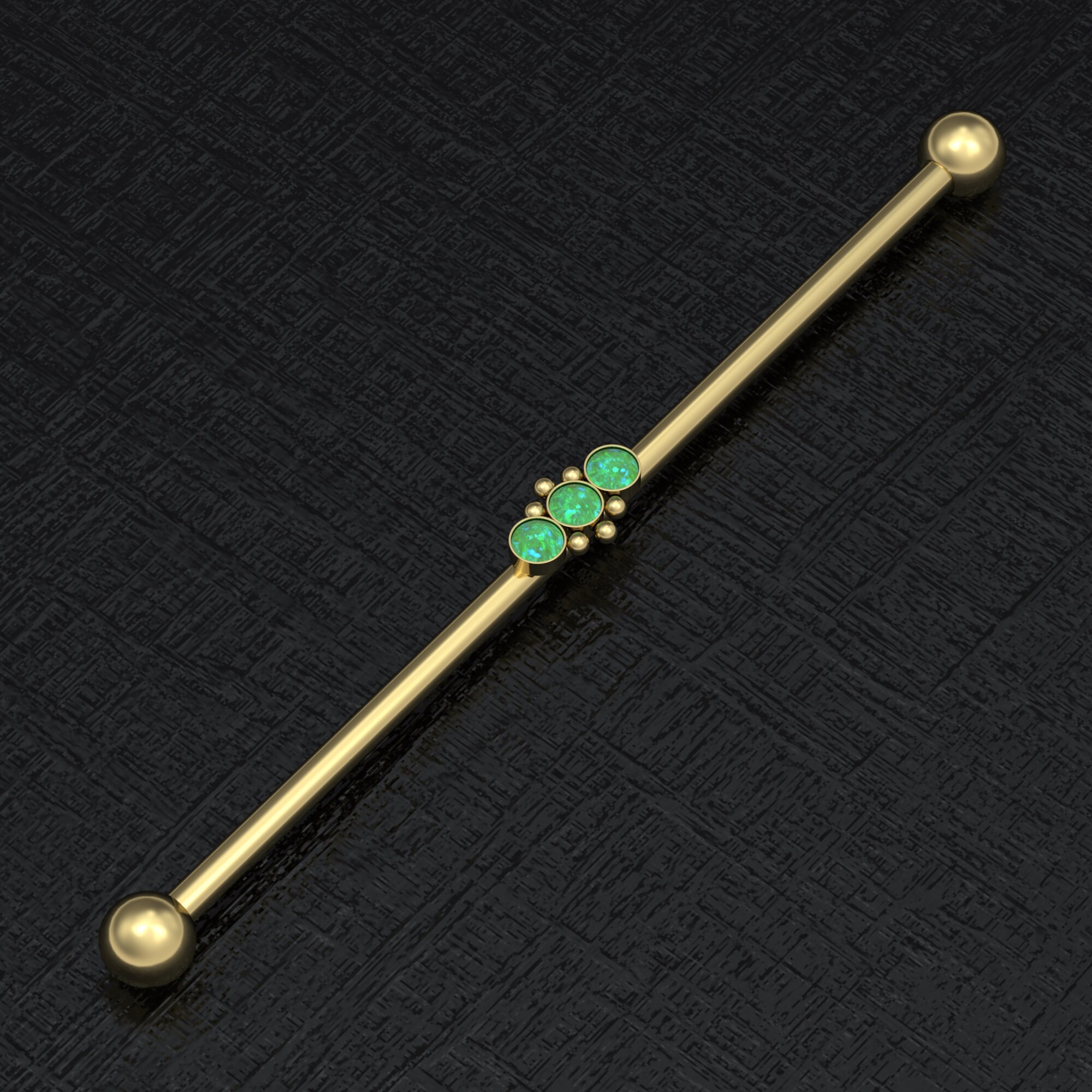 2 Pezzi Industriale Scaffold Barretta Orecchio Labbra - Foto 9