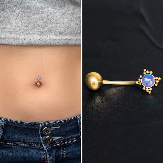 Surgical Steel Top Half Sun Diamond Dust Belly Button Navel Ring Banana Barbell Surgical Steel Top Half Sun Diamond Dust Belly Button Navel Ring Banana Barbell