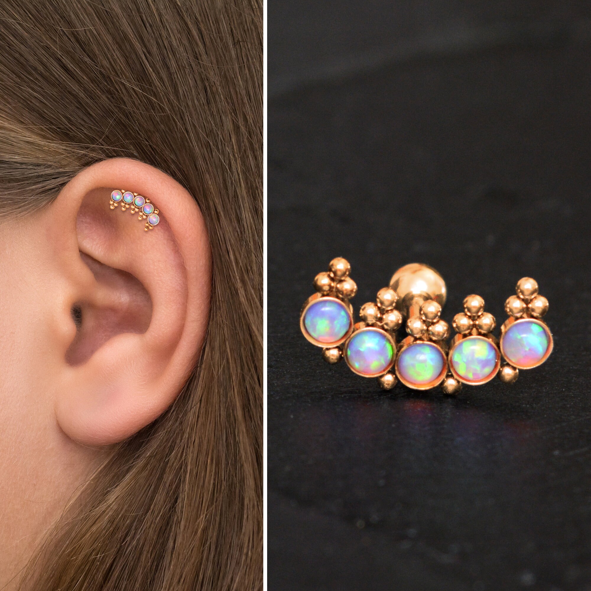 Helix curved earrings hot sale