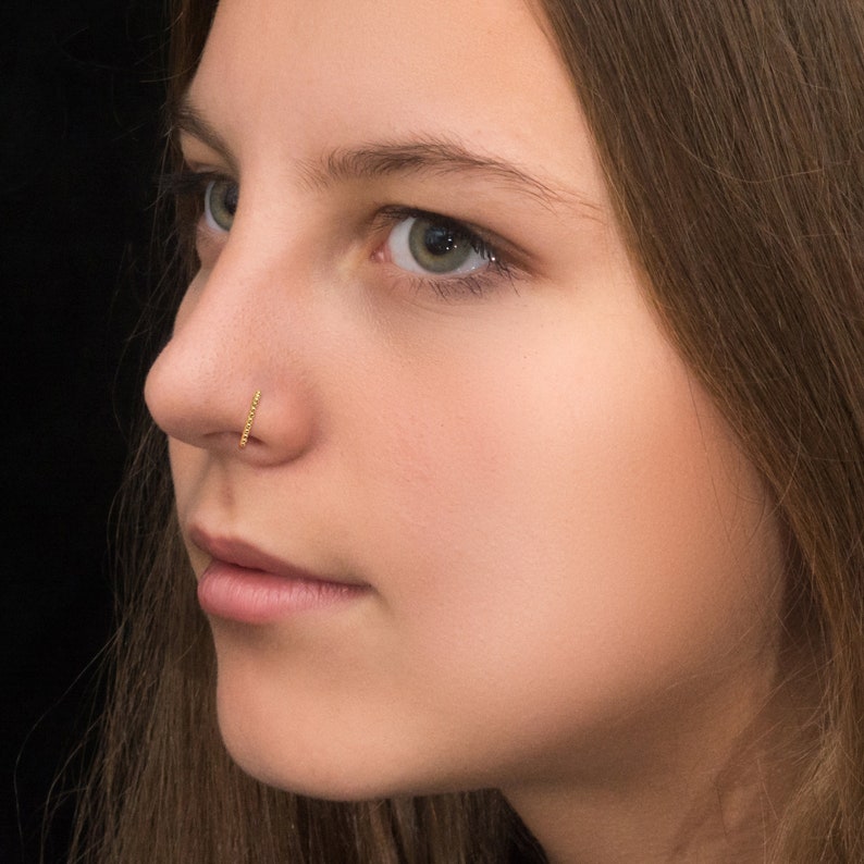Surgical Steel Nose Hoop Nose Jewelry Nose Piercing Nose Etsy UK