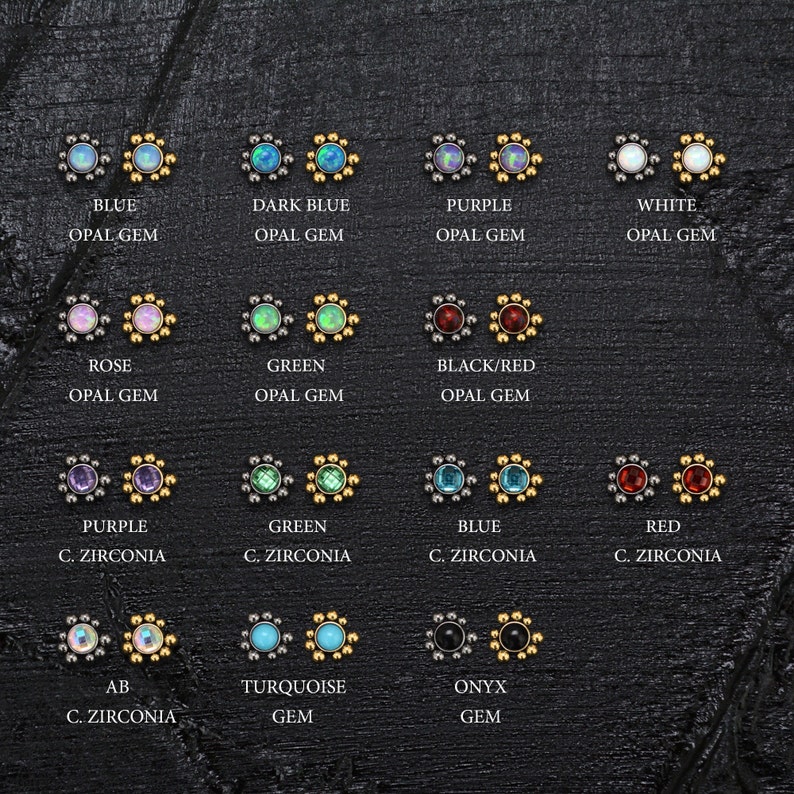 Opal Nipple Bar Barbell Ring Nipple Jewelry Piercing Surgical Steel Nipple Barbell Jewelry Nipple Ring Body Piercing Earring