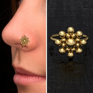 Acciaio chirurgico per piercing al naso, orecchino al naso, cerchio per il naso, piercing alla narice, anello al naso, gioielli al naso, gioielli alla narice 22g 20g 18g