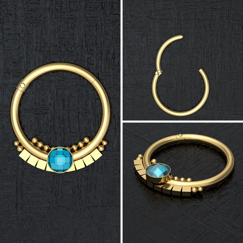 Body Piercing Earring Nipple Click Hoop CZ Nipple Ring Hoop Body Jewelry Nipple Earring Surgical Steel Nipple Piercing