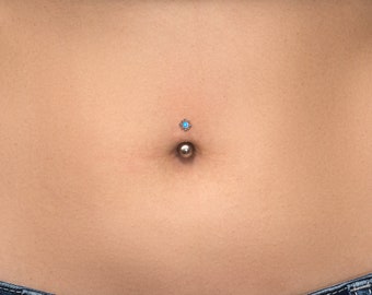 Piercing Nombril Argent 925 – Zircone Ronde – Tige 8/10/12 Mm – Épaisseur 14G – Hypoallergénique – Idéal Pour Femmes - 13