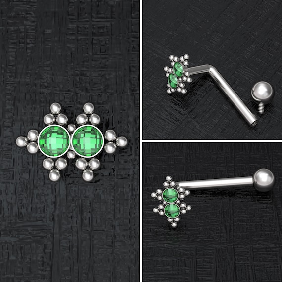 Surgical Steel Christina Piercing 14g Vertical Clit Hood Jewelry CZ L Barbell VCH Barbell VCH Piercing Clitoral Jewelry Etsy