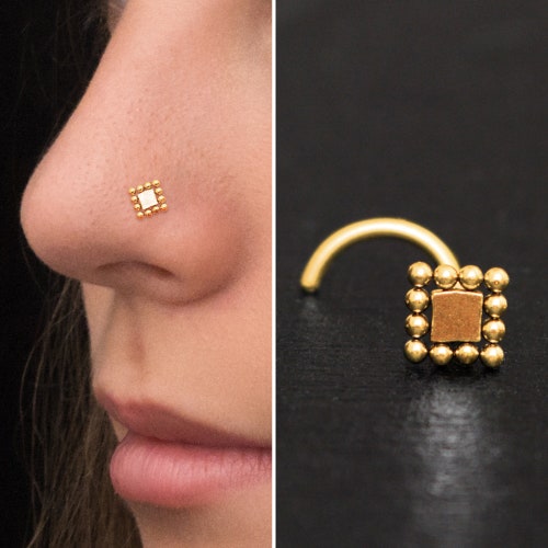 Surgical Steel Nose Screw Stud Nose Bone Stud Nose Stud Etsy