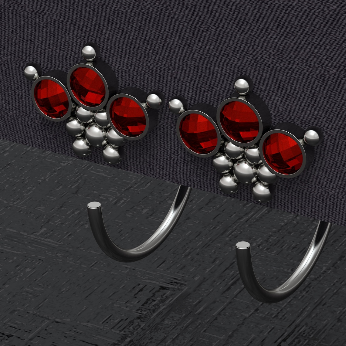 Implant grade titanium hoop earrings Clearance