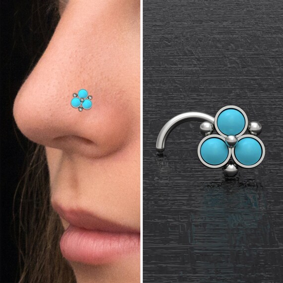 Bone stud 2024 nose ring