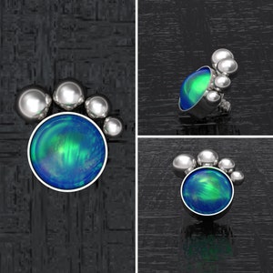 Internally Threaded Dermal Top Surgical Steel, Opal Dermal Piercing 16g 14g, Dermal Jewelry, Microdermal Top, Body Piercing Jewelry