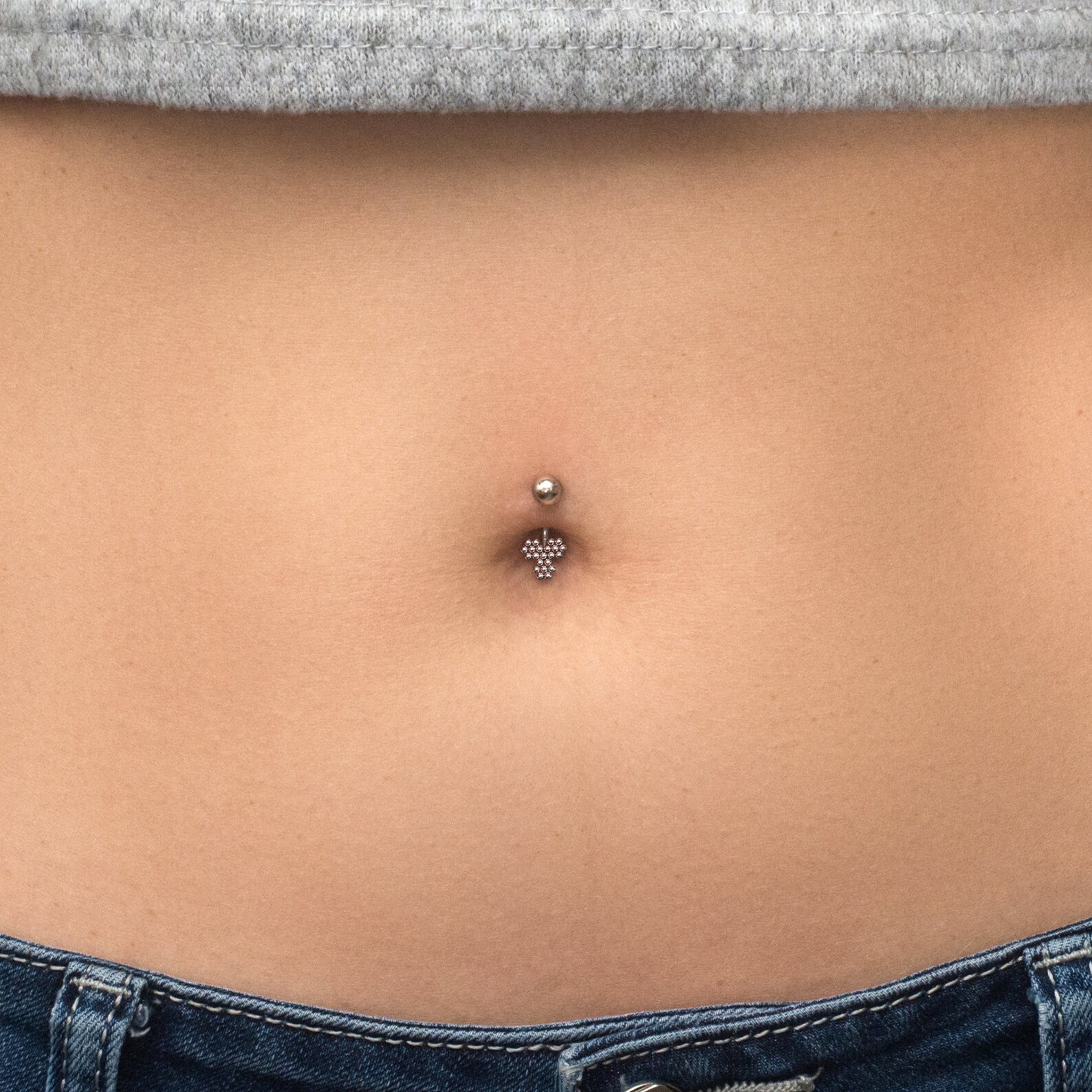 Titanium Belly Button Ring Implant Grade Navel Ring Belly Etsy UK