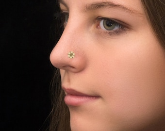 Vite Per Naso In Acciaio Chirurgico, Anello Per Naso In Onice