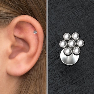 Cartilage Piercing Surgical Steel, Tragus Earring, Conch Piercing, Labret Stud, Tragus Jewelry, Forward Helix Stud, Labret Ring