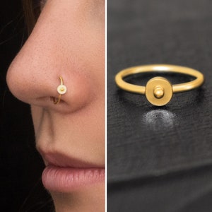 Anello al naso in acciaio chirurgico, piercing al naso 22g 20g 18g, cerchio al naso, gioielli alla narice, gioielli al naso, orecchino al naso, piercing alla narice