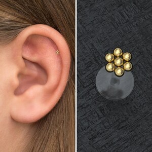 Cartilage Piercing Bioflex, Tragus Earring, Conch Piercing, Labret Stud, Tragus Jewelry, Forward Helix Stud, Labret Ring