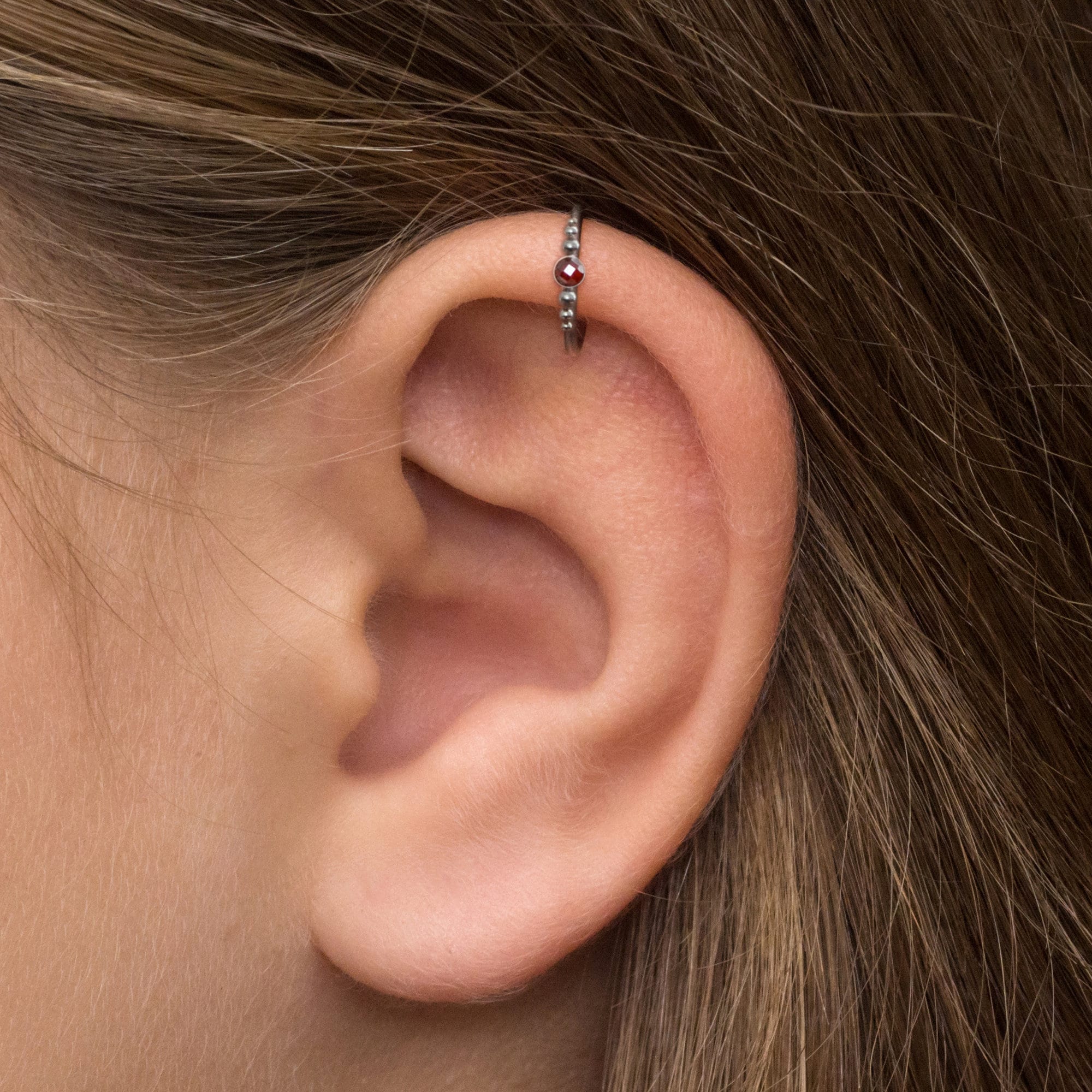 Cartilage Piercing Implant Grade Titanium CZ Rook Jewelry Etsy