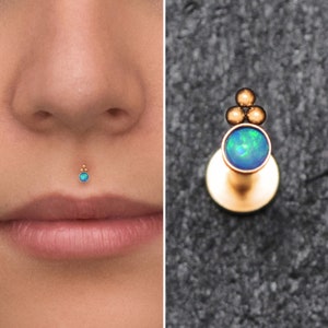 Opal 2024 philtrum jewelry