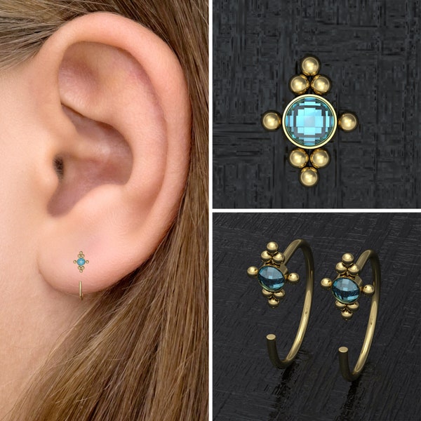 CZ kleine hoepels chirurgisch staal, Huggie-hoepels, open hoepels, slaper oorbellen hoepel, kleine oorbellen jas, knuffel oorbel