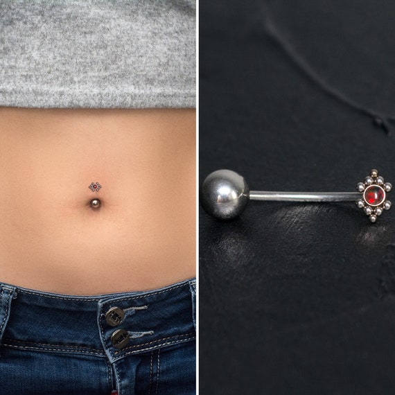 Surgical Steel Top Half Sun Diamond Dust Belly Button Navel Ring Banana Barbell Surgical Steel Top Half Sun Diamond Dust Belly Button Navel Ring Banana Barbell