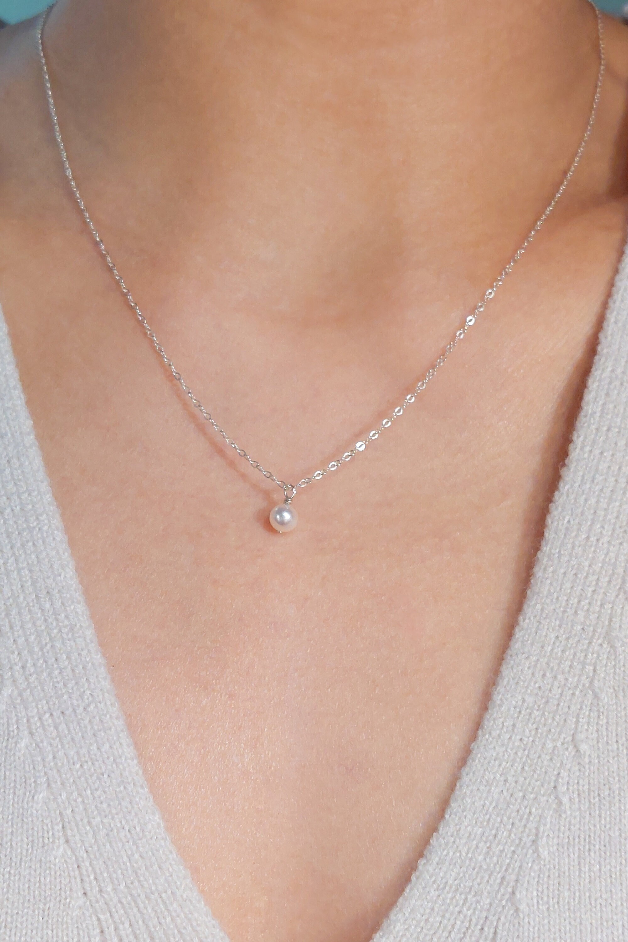 anuke アンヌーク　Mini Pearl Necklace ànuke online store（アンヌーク） / Mini Pearl NecklaceMini