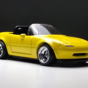 Mazda MX5 Miata Hot wheels(Custom Real Rubber tires)