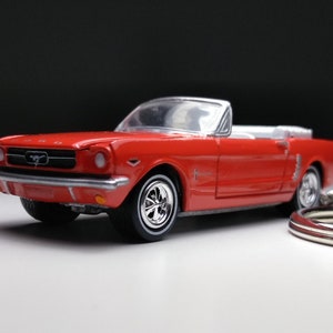 1965 Ford Mustang Convertible Keychain