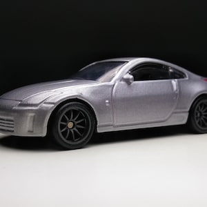 Nissan 350Z Matchbox (Custom real rubber tires)