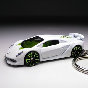 Lamborghini Sesto Elemento Hot wheels Keychain