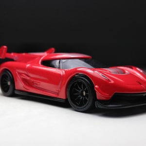 Koenigsegg Jesko Hot wheels (Custom real rubber tires)