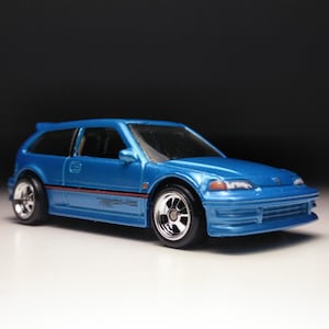 1990 Honda Civic EF Limited Edition Hot wheels (Custom Real Rubber tires)